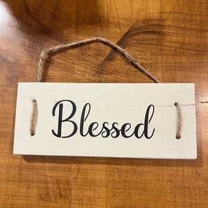 Blessed Wall Hanging Sign